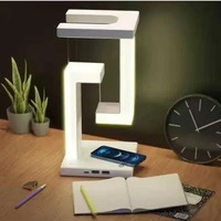 Нічник із бездротовою зарядкою Levitation Anti-Gravity Wireless Білий Изображение
