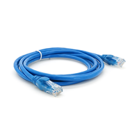 Патч-корд литий RITAR, CCA, UTP, RJ45, Cat.5e, 3m, синій Q400 Изображение