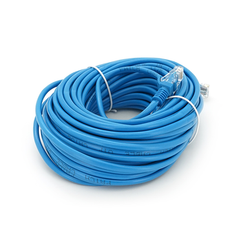 Патч-корд литий RITAR, CCA, UTP, RJ45, Cat.5e, 20m, синій Зображення