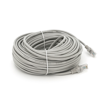 Патч-корд литий RITAR, CCA, UTP, RJ45, Cat.5e, 30m, сірий Q50 Зображення