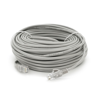Патч-корд литий RITAR, CCA, UTP, RJ45, Cat.5e, 30m, сірий Q50 Зображення