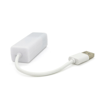Контролер USB 2.0 to Ethernet - Мережевий адаптер 10 / 100Mbps з проводом, White, Blister Q500 Изображение