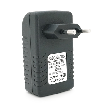 POE інжектор 12V 2A (24Вт) із портами Ethernet 10/100Мбіт/с Изображение