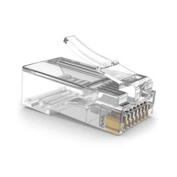 Конектор PiPo RJ-45 8P8C UTP Cat-5 (100 шт / уп.) Q100 Изображение