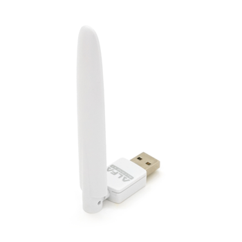Бездротовий мережевий адаптер з антеною 10см Wi-Fi-USB LV-UW10S - 7601, 802.11bgn, 150MB, 2.4 GHz, WIN7/XP/Vista/2K/MAC/LINUX, Blister White Q Изображение