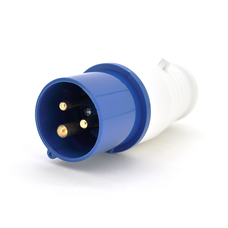 Вилка кабельна SF-013, 3 контакту, 2Р + E, 16А, 380V, IP44 Изображение