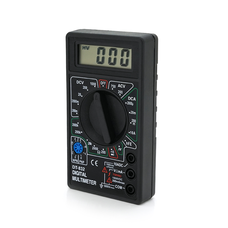 Мультиметр DT-832. Вимірювання: V, A, Ω. Функції: hFE, продзвонювання, тест діодів, перевірка транзисторів. Изображение