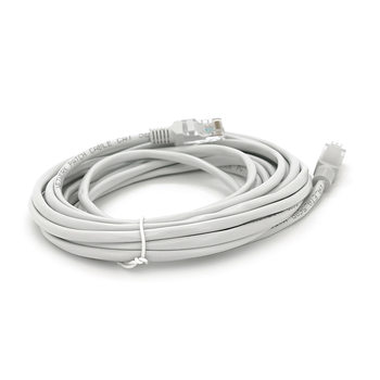 Патч-корд литий RITAR, CCA, UTP, RJ45, Cat.5e, 5m, сірий Зображення