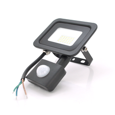 Прожектор SLIM SENSOR LED RITAR RT-FLOOD/MS20A, 20W, 24xSMD2835, IP65, 2000Lm, 6500K (100%), PF>0.9  Ra>70, 125*140*25mm Изображение