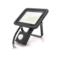 Прожектор SLIM SENSOR LED RITAR RT-FLOOD/MS30A, 30W, 36xSMD2835, IP65, 3000Lm, 6500K (100%), PF>0.9  Ra>70, 185*200*25mm Изображение