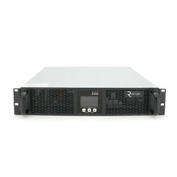 ИБП з правильною синусоїдою ONLINE Ritar RT-6KL-LCD, RACK 6000VA (5400Вт), 192В, Струм макс. 5A, під зовнішній АКБ, (482*420*87)) Зображення