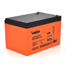 Акумуляторна батарея MERLION AGM GP12120F2 PREMIUM 12 V 12 Ah ( 150 x 98 x 95 (100) ) Orange Q6 Зображення