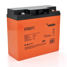 Акумуляторна батарея MERLION AGM GP12200M5 PREMIUM 12 V 20 Ah (180 x 78 x 165 (168)) Orange Q4/192 Зображення