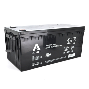 Акумулятор ASBIST Super AGM ASAGM-122000M8, Black Case, 12V 200.0Ah (522 х 240 х 219 (224)) Q1 Изображение