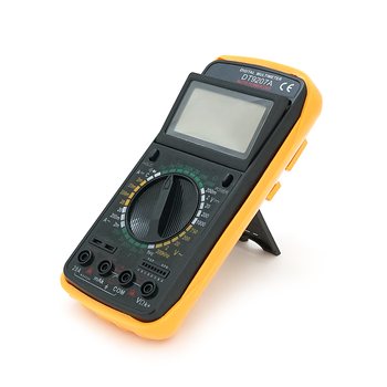 Мультиметр DT-9207A, Вимірювання: V, A, R, C, T, 183 х 90 х 30mm, 318г, Q50 Зображення
