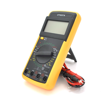 Мультиметр DT-9207A, Вимірювання: V, A, R, C, T, 183 х 90 х 30mm, 318г, Q50 Зображення