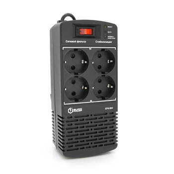 Стабілізатор напруги релейний Europower EPX-804 800VA 400W, input: 184 ~ 276V, output: 220V ± 10%, 4 SHUKO, Q12 Зображення