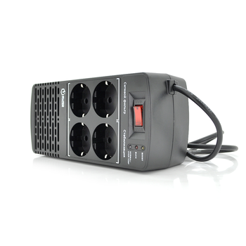 Стабілізатор напруги релейний Europower EPX-804 800VA 400W, input: 184 ~ 276V, output: 220V ± 10%, 4 SHUKO, Q12 Зображення