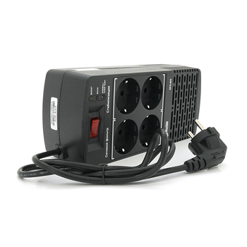 Стабілізатор напруги релейний Europower EPX-804 800VA 400W, input: 184 ~ 276V, output: 220V ± 10%, 4 SHUKO, Q12 Зображення