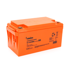 Акумуляторна батарея MERLION GL12650M6 12 V 65 Ah (348 x 168 x 178) Orange Q1/48 Зображення