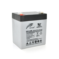 Акумуляторна батарея AGM RITAR HR1222W, Gray Case, 12V 5.5Ah ( 90 х 70 х 101 (107 ) 1.55kg Q10 Изображение