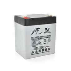 Акумуляторна батарея AGM RITAR HR1222W, Gray Case, 12V 5.5Ah ( 90 х 70 х 101 (107 ) 1.55kg Q10 Изображение