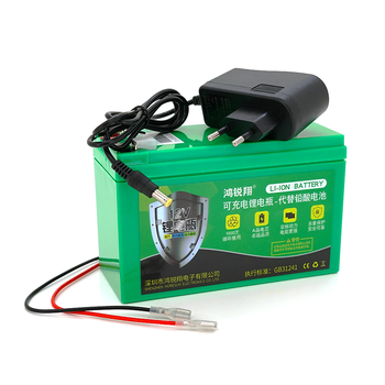 Акумуляторна батарея літієва 12 V 10A з елементами Li-ion 18650 (150X65X94) вага 840 грам + зарядний пристрій OEM Изображение