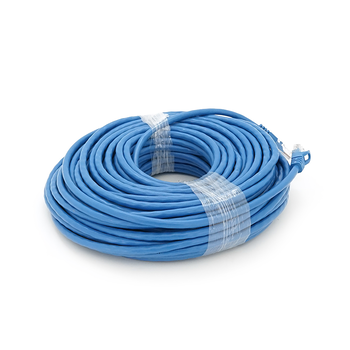 Патч-корд литий RITAR, UTP, RJ45, Cat.6, 30м, синій, Cu (мідь) Зображення