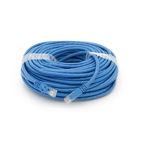Патч-корд литий RITAR, UTP, RJ45, Cat.6, 30м, синій, Cu (мідь) Зображення