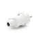 Вилка з заземленням, 16A 250V, A101, White, Q20 Зображення