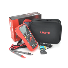 Мультиметр UNI-T UT61B+ Вимірювання: V AC/DC, AC/DC, Ω, C, Hz, Duty (NCV, True RMS); Функції: DataHold, Max/Min, REL Зображення