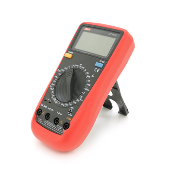 Мультиметр UNI-T UT151C Вимірювання: V (AC/DC), A (AC/DC), Ω, F, °C/°F. Функції: Data Hold, продзвонювання, тест діодів. Изображение