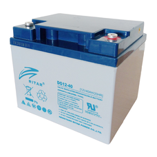 Акумуляторна батарея GEL RITAR DG12-40, Gray Case, 12V 40.0Ah ( 198 х 166 х 169 (169) ) Q1/60 Зображення