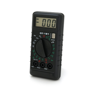 Мультиметр DT-181, Вимірювання: A, 60г, 100*50*20mm, Q60 Зображення