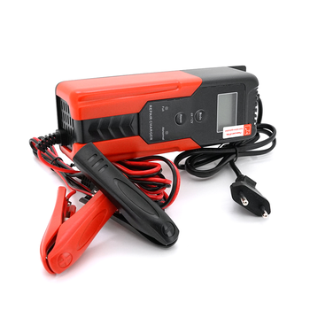 Автоматичне ЗУ для акумулятора R12, 6V/12V, 100-240V, 2-4А, LCD, клеми (AGM/GEL/Lead), 172x62x50mm Изображение