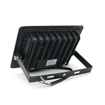 Прожектор SLIM LED RITAR RT-FLOOD30A, 30W, SMD2835, IP65, 2400Lm, 6500K (100%), Ra>70, 141*106*28mm, Black Зображення
