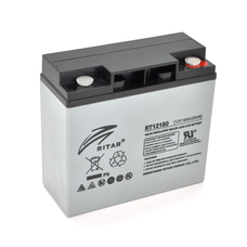 Акумуляторна батарея AGM RITAR RT12180, Gray Case, 12V 18.0Ah ( 181 х 77 х 167 ) Q4 Зображення