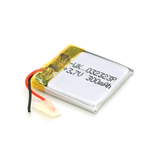 Літій-полімерний акумулятор 3*23*23mm (Li-ion 3.7В 300мА·год) Изображение