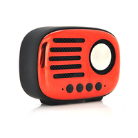 Колонка A4 Bluetooth 4.1 до 10m, 1х5W, 4Ω, 600mAh, ≥90dB, TF card/USB, DC 5V, Red Зображення
