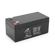 Акумуляторна батарея AGM RITAR RT1232, Gray/Black Case, 12V 3.2Ah (133 х 67х 59 (63) ) Q10 Зображення