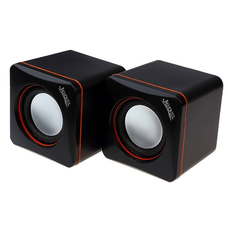 Колонки 2.0 JEDEL JD-CK4 USB + 3.5mm, 2x3W, 90Hz- 20KHz, з регулятором гучності, Black, BOX, Q80 Изображение