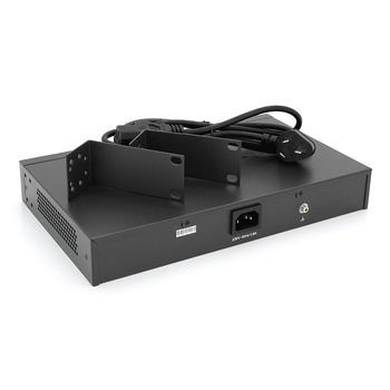 Комутатор POE Mercury S116PS 15 портів POE 100Мбит + 1 порт Ethernet (UP-Link) 100 Мбіт, БП вбудований, кріплення в стійку, BOX (294 * 180 * 44) Изображение