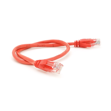 Патч-корд литий RITAR, UTP, RJ45, Cat.5e, 0,25m, червоний, Cu (мідь) Изображение