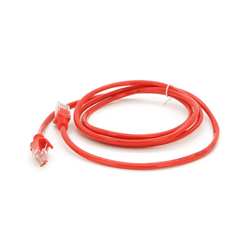 Патч-корд литий RITAR, UTP, RJ45, Cat.5e, 1,5m, червоний, Cu (мідь) Зображення