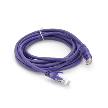 Патч-корд литий RITAR, UTP, RJ45, Cat.5e, 3m, фіолетовий, Cu (мідь) Зображення