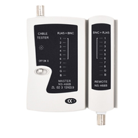 Кабельний тестер Merlion NSHL468BNC, RJ-45 + BNC, батарейки в комплекті немає Зображення
