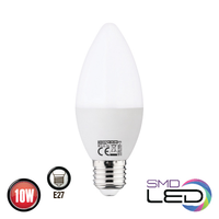 Лампа свічка ULTRA SMD LED 10W 6400K E27 1000Lm 175-250V Зображення