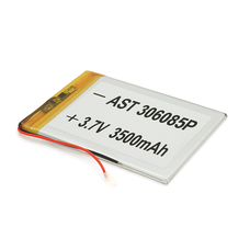 Літій-полімерний акумулятор 3*60*85mm (Li-ion 3.7В 1700мА·ч) Изображение