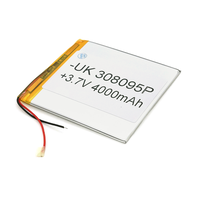 Літій-полімерний акумулятор 4*80*95mm (Li-ion 3.7В 4000мА·год) Изображение