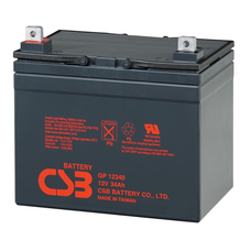 Акумуляторна батарея CSB GP12340, 12V 34Ah (195х130х155мм) Зображення